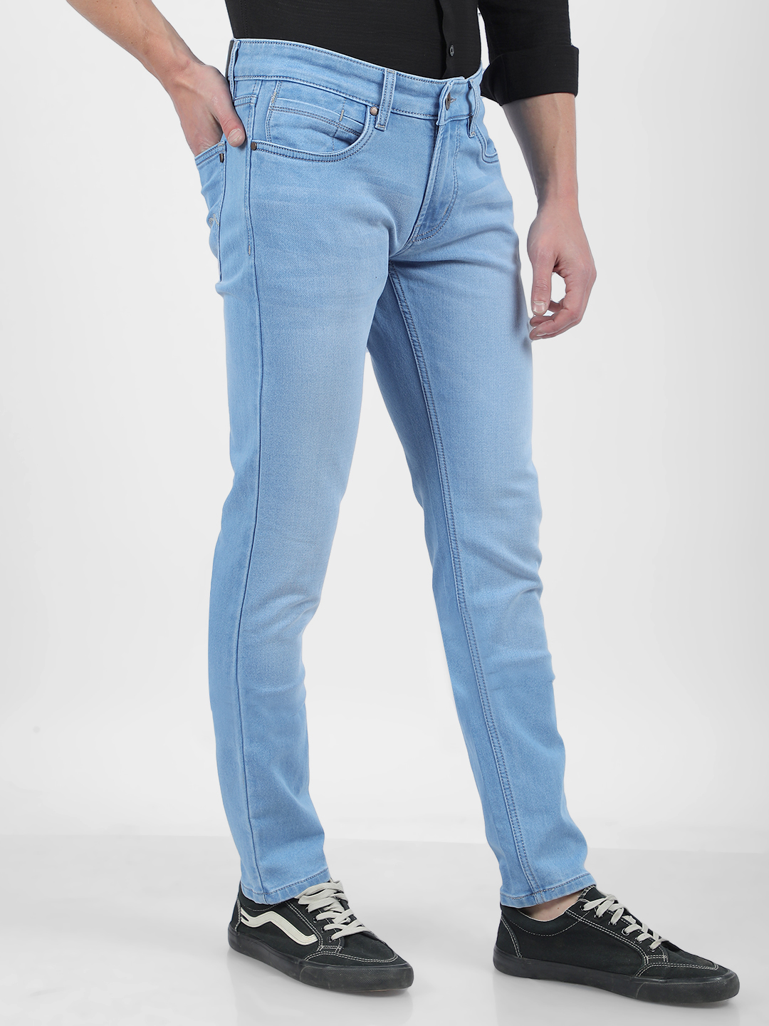 Numero Uno Men Faded Blue Jeans